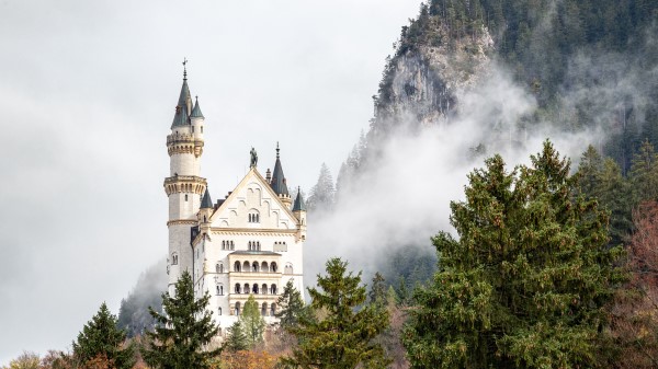 Germany Castle Fog Wallpaper