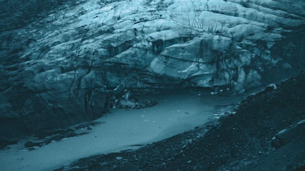Glacier Aerial View Ice Wallpaper