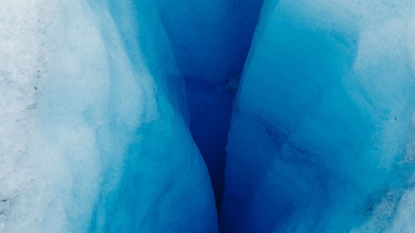 Glacier Hole Gap Wallpaper