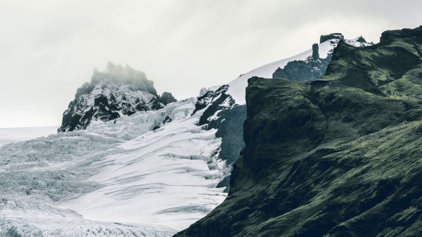 Glacier Mountains Snow Picture Wallpaper