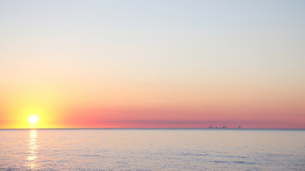 Great View Sunset Po Wallpaper