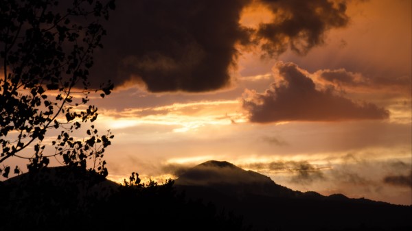 Hill Clouds Smoke Wallpaper