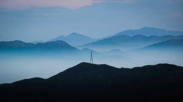 Hills Fog Distance Wallpaper