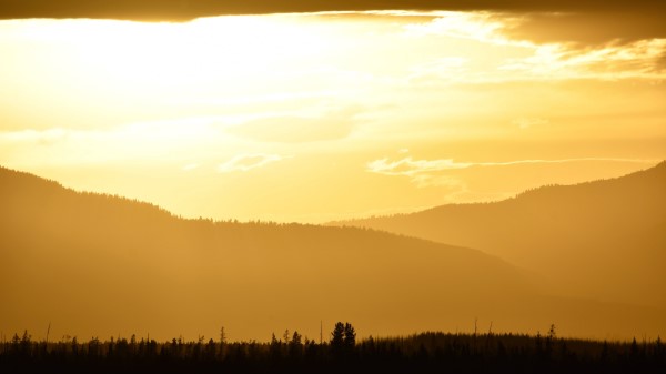 Hills Grass Sun Wallpaper