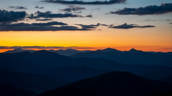 Hills Mountains Horizon Wallpaper