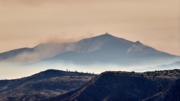 Hills Relief Fog Wallpaper
