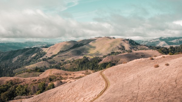 Hills Road Landscape Wallpaper