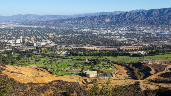 Hollywood Griffith Park Mountains Wallpaper