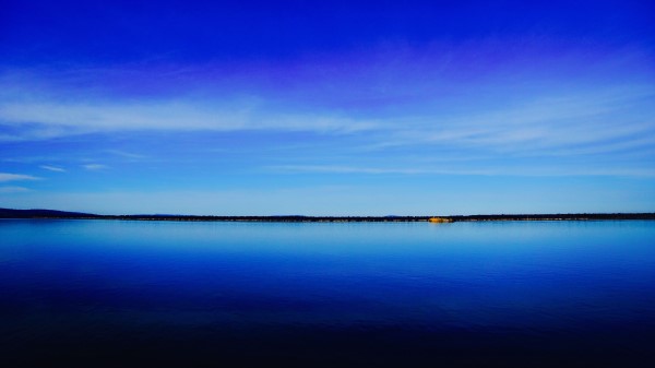 Horizon Lake River Water Wallpaper