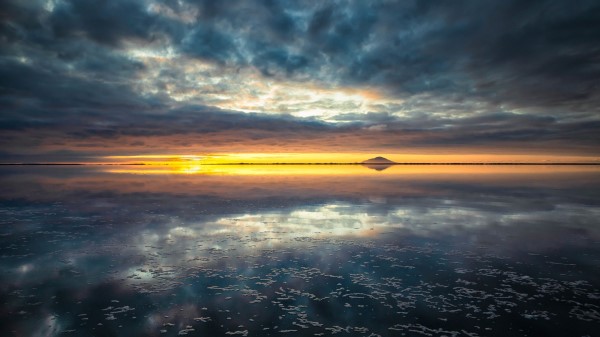 Horizon Sea Sunset Pic wallpaper