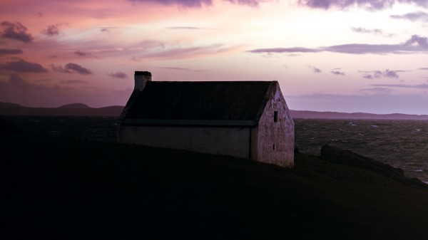 House Building Dusk Wallpaper