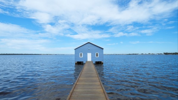 House Pier Bridge Wallpaper