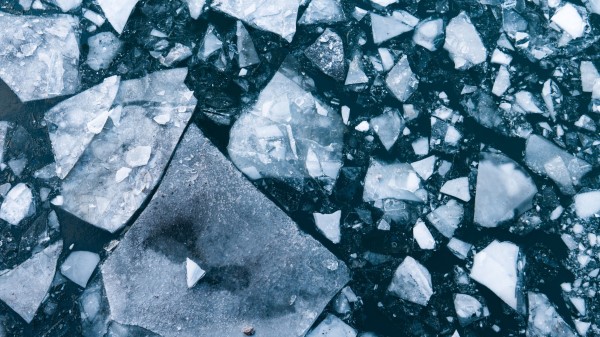 Ice Ice Floe Water Wallpaper
