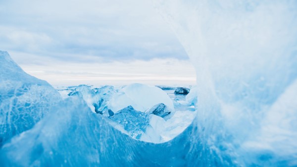 Ice Ice Floes Macro Surface Wallpaper