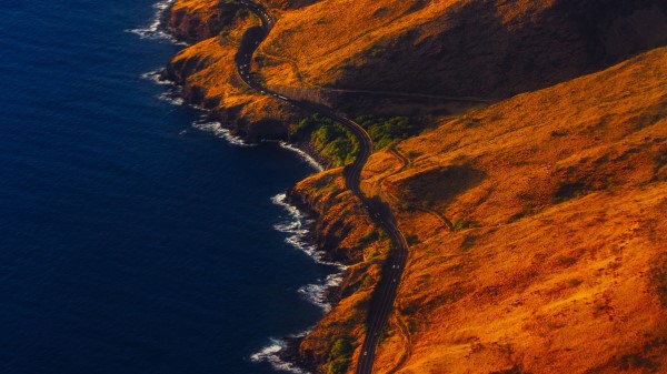 Island Ocean Road Wallpaper