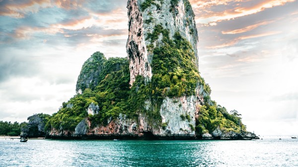 Island Ocean Rock Wallpaper