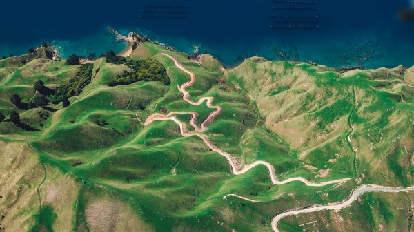 Island Ocean Top View Wallpaper