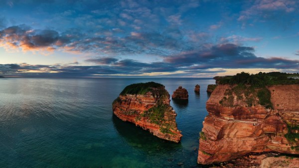Island Rock Sea Image Wallpaper