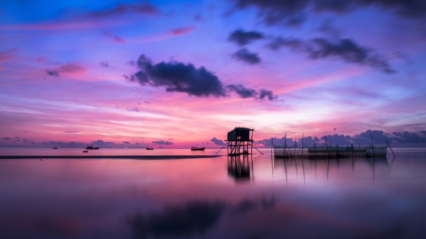 Island Sunrise Wallpaper