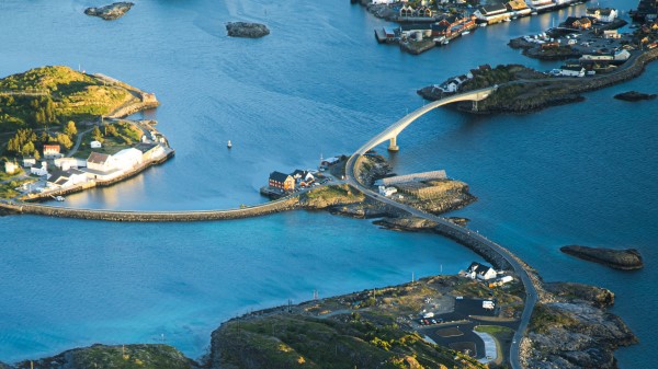 Islands Bridge Sea Wallpaper