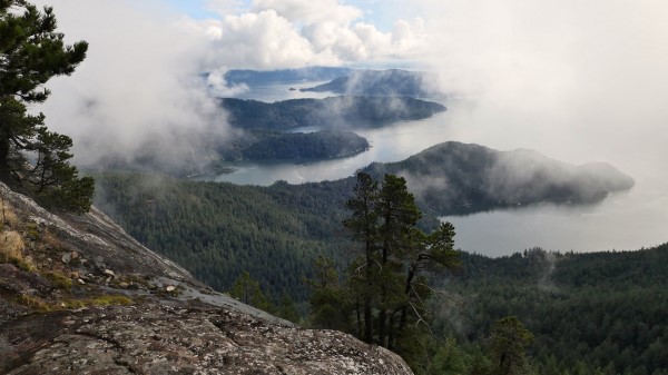 Islands Trees Clouds Wallpaper