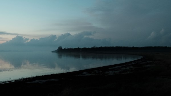 Lake Coast Dusk Wallpaper