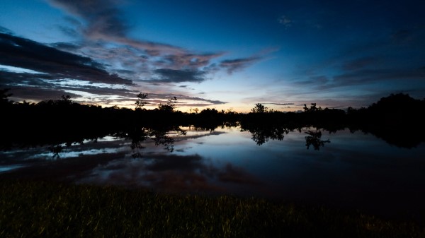 Lake Dusk Trees Wallpaper