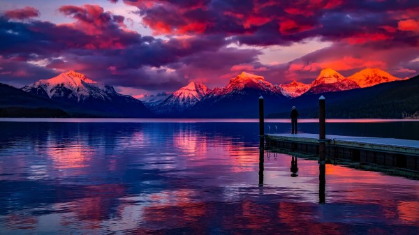 Lake Mcdonald Glacier National Park Uh Wallpaper