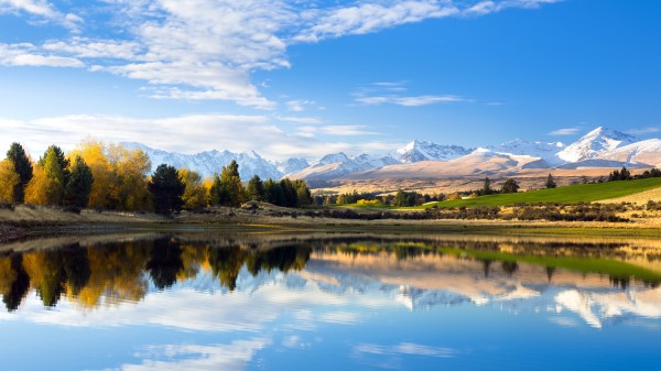 Lake Mountain Reflection Yd Wallpaper