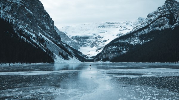 Lake Mountains Ice Image wallpaper