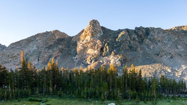 Lake Mountains Rocks Photo Wallpaper
