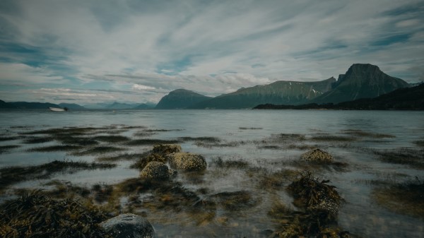 Lake Mountains Shore Image Wallpaper