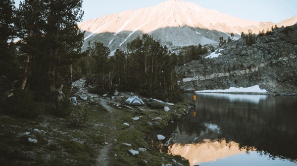 Lake Mountains Shore Picture Wallpaper