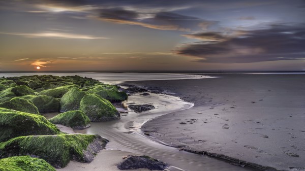 Landscape Coast Horizon Wallpaper