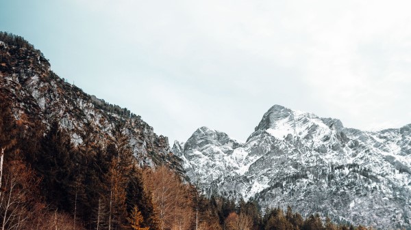 Landscape Mountains Lake Wallpaper