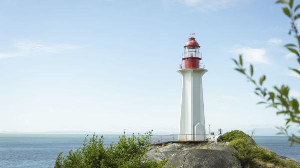 Lighthouse Building Coast Wallpaper