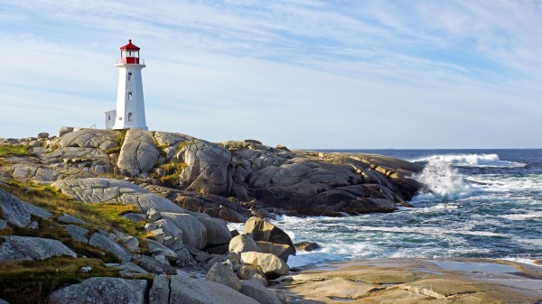 Lighthouse Building Rocks Picture Wallpaper
