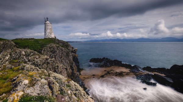 Lighthouse Cliff Rock Wallpaper