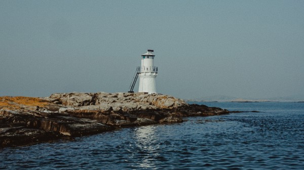 Lighthouse Sea Rocks Wallpaper
