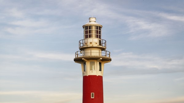 Lighthouse Structure Grass Wallpaper