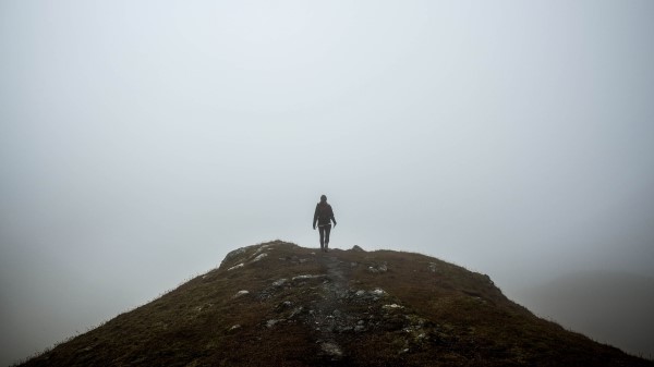 Loneliness Mountain Top Wallpaper