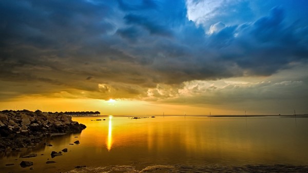 Malaysia Sunset Image Wallpaper