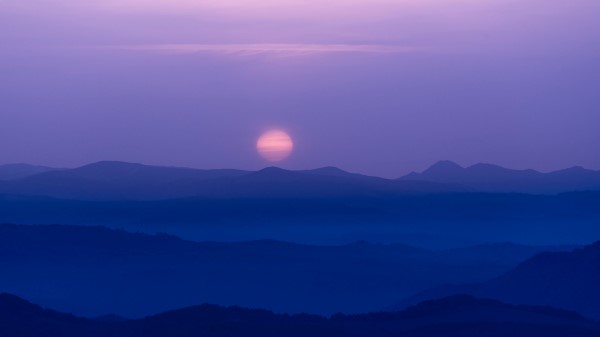 Moon Hills Night Wallpaper
