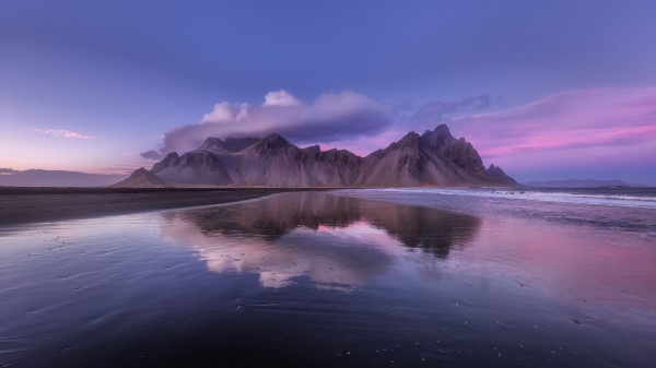 Mountain Clouds Coast Wallpaper
