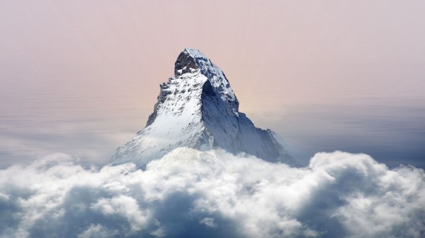 Mountain Clouds Peak Image Wallpaper