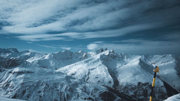 Mountain High Snow Wallpaper