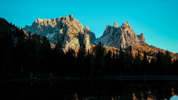 Mountain Lake Sky Image Wallpaper