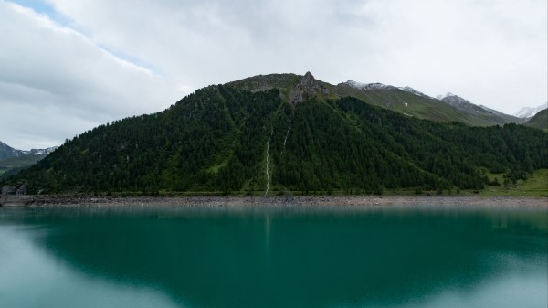 Mountain Lake Sky Wallpaper