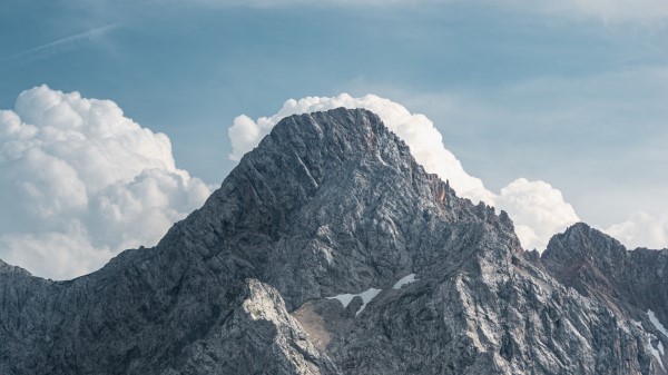 Mountain Peak Clouds Pi Wallpaper