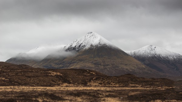 Mountain Peak Fog Image Wallpaper